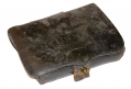 CIVIL WAR US NAVY CARTRIDGE BOX WITH POST-WAR ALTERATION