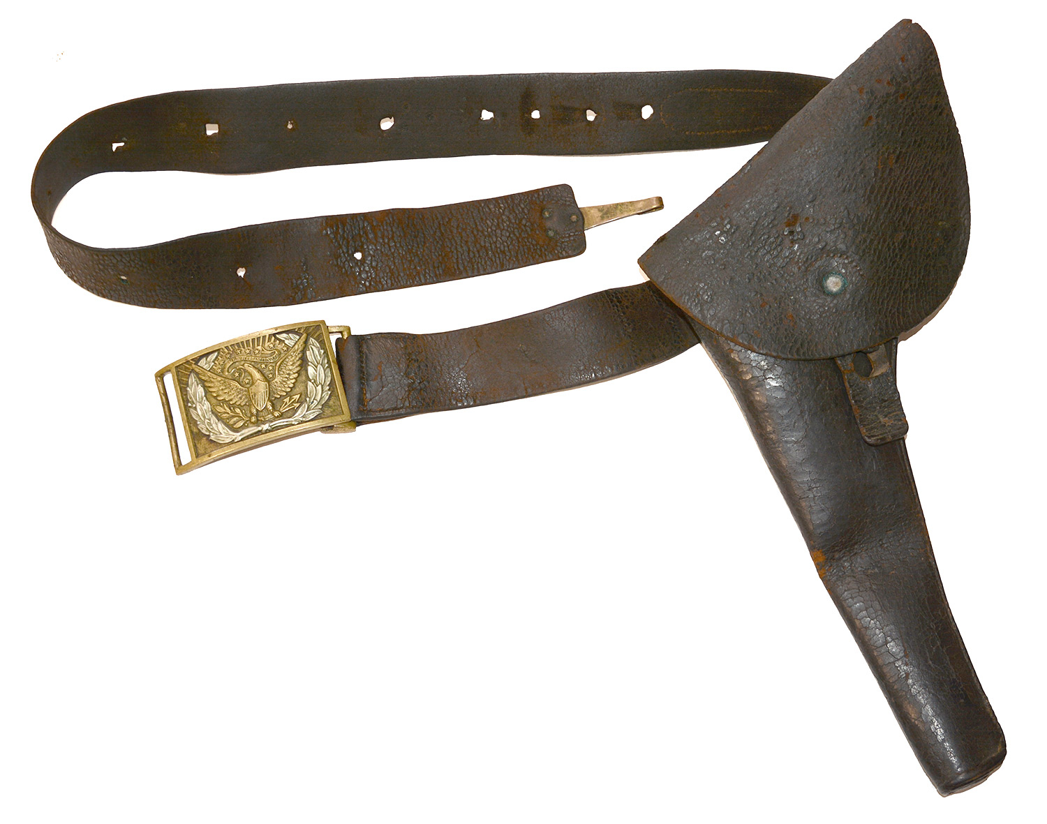 COMPLETE M1851 NCO BELT WITH HOLSTER