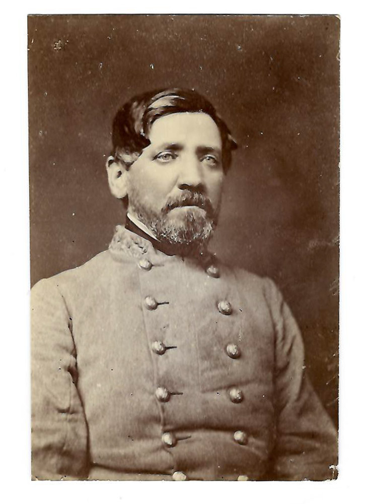 GELATIN PRINT OF CONFEDERATE GENERAL WILLIAM CARTER WICKHAM BY RICHMOND PHOTOGRAPHER, GEORGE COOK & SONS