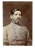 GELATIN PRINT OF CONFEDERATE GENERAL WILLIAM CARTER WICKHAM BY RICHMOND PHOTOGRAPHER, GEORGE COOK & SONS