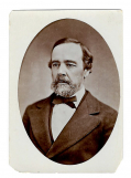 GELATIN PRINT OF CONFEDERATE GENERAL ROBERT CHILTON IN CIVILIAN DRESS BY RICHMOND PHOTOGRAPHER, GEORGE S. COOK & SONS 