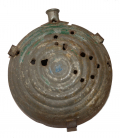 BULLET-STRUCK CANTEEN EX-MILLER G.A.R. POST #551, YORK SPRINGS, PA