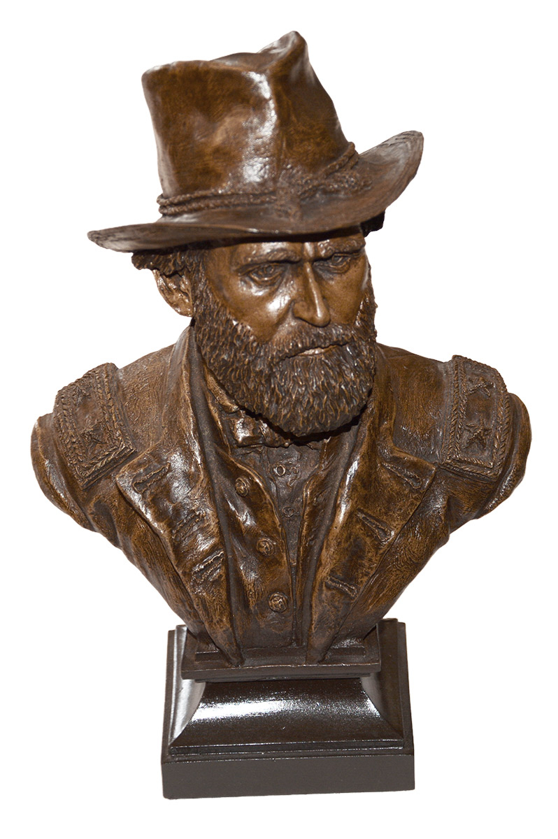 GENERAL ULYSSES S. GRANT BUST BY RON TUNISON
