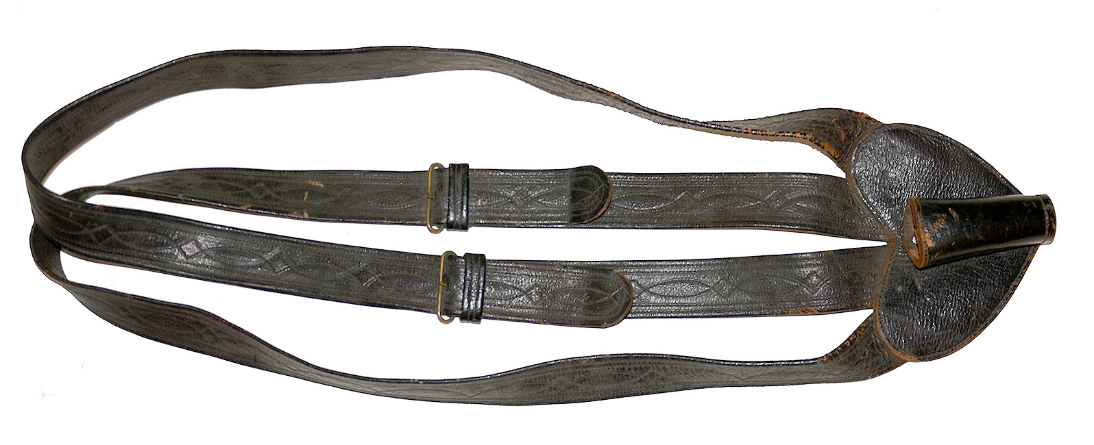 CIVIL WAR ERA LEATHER FLAG POLE SLING