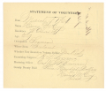 CIVIL WAR STATEMENT OF VOLUNTEER — HENRY McCOY, 1ST NEW YORK CAVALRY, IRISH-BORN SEAMAN, MARCH 1864