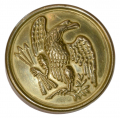 U.S. PATTERN 1826 EAGLE BREAST PLATE, MAKER MARKED “W.H. SMITH BROOKLYN”