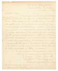 IMPORTANT CIVIL WAR NAVAL LETTER – C.R.P. RODGERS, COMMANDER OF USS WABASH – WRITTEN FROM THE USS IROQUOIS 