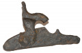 RELIC, MODEL 1863 RIFLE MUSKET LOCKPLATE AND HAMMER, DATED 1864