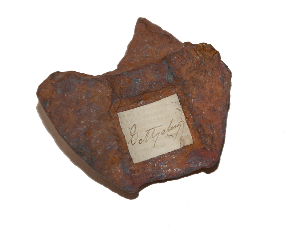GETTYSBURG RELIC SHELL FRAGMENT: MILLER POST 551, YORK SPRINGS, ADAMS COUNTY, PA