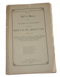 1866 ROLL OF HONOR BOOKLET: US CIVIL WAR DEAD OF TEXAS W/ SECTION OF OTHER BOOKLET IN SERIES