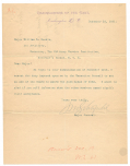GENERAL JOHN M. SCHOFIELD TYPED LETTER SIGNED AS COMMANDING GENERAL OF THE ARMY — ACCEPTING A SEAT ON THE MILITARY SERVICE INSTITUTION'S 1892 GOLD MEDAL BOARD