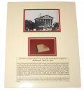 FRAGMENTS OF THE LAST CONFEDERATE NATIONAL FLAG, REMOVED FROM THE CONFEDERATE CAPITOL IN RICHMOND, APRIL 4TH, 1865
