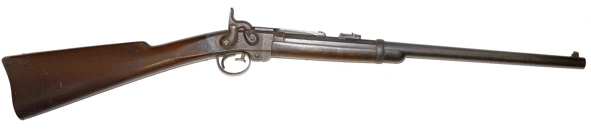 CIVIL WAR MODEL 1863 AMERICAN MACHINE WORKS SMITH CAVALRY CARBINE #3878 IN VERY GOOD CONDITION