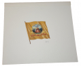 ORIGINAL WATERCOLOR STUDY — FLAG OF THE PRINCESS ANNE CAVALRY, CO. C, 15TH VIRGINIA CAVALRY