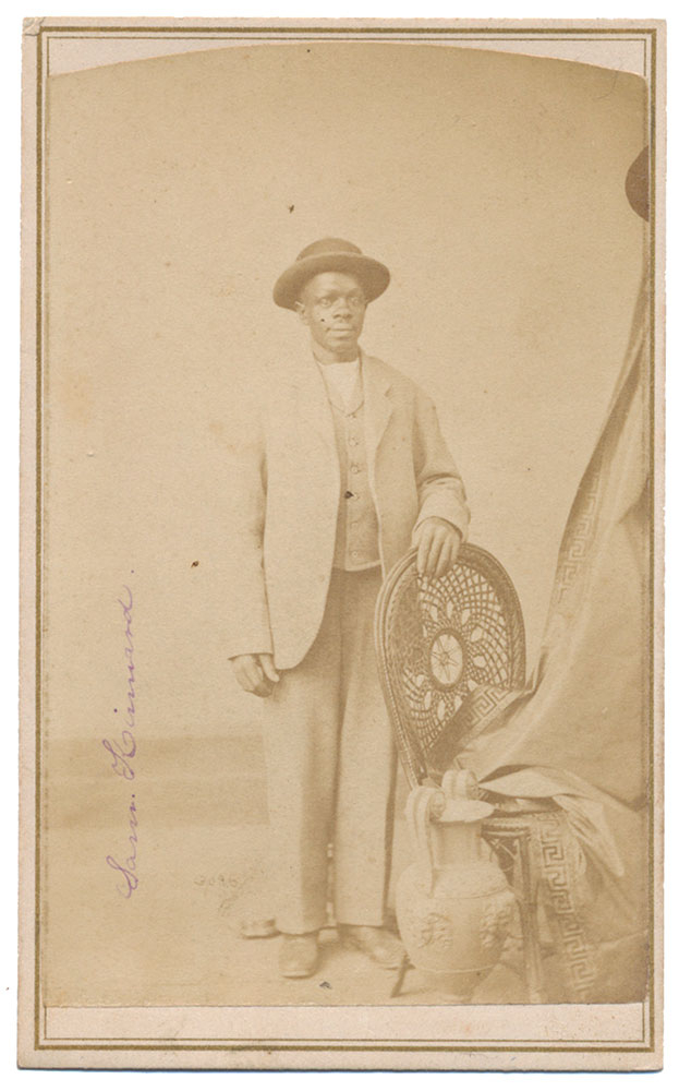 CDV OF AFRICAN-AMERICAN MAN FROM YORK, PA