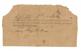 CONFEDERATE STATES WAR DEPARTMENT PRINTED PASS WITH OATH OF ALLEGIANCE — RICHMOND, JUNE 24, 1863