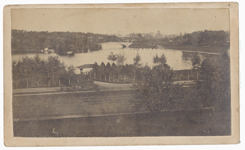 CDV VIEW OF NEW YORK CITY’S CENTRAL PARK