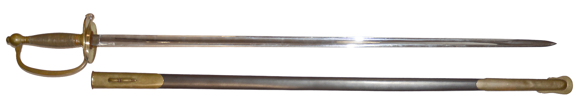 MODEL 1840 NCO SWORD BY EMERSON & SILVER-DATED 1863