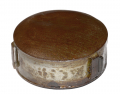 CONFEDERATE USED TIN DRUM CANTEEN WITH SPOUT