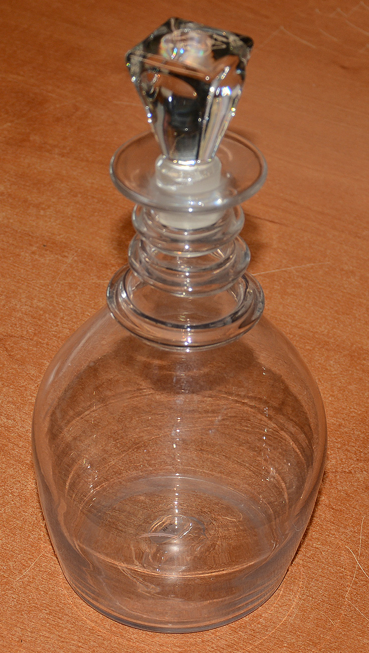EARLY PRUSSIAN SHAPE DECANTER, C1815-1825