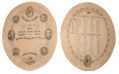 COLUMBUS GUARDS (COLUMBUS, GA.) PRINTED HONORARY MEMBERSHIP CERTIFICATE WITH 1846 AND 1861 MUSTER ROLLS