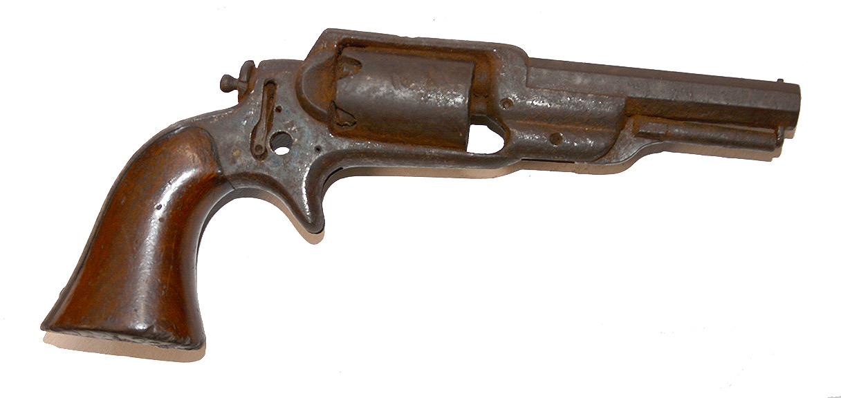 RELIC MODEL 1855 COLT POCKET REVOLVER, 1860 PRODUCTION – RECOVERED AT GETTYSBURG