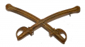 FALSE EMBROIDERED CAVALRY HAT INSIGNIA 