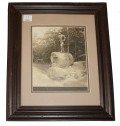 ORIGINAL TIPTON ALBUMEN PHOTO – MONUMENT TO GENERAL WILLIAM WELLS, BUSHMAN HILL/BIG ROUND TOP