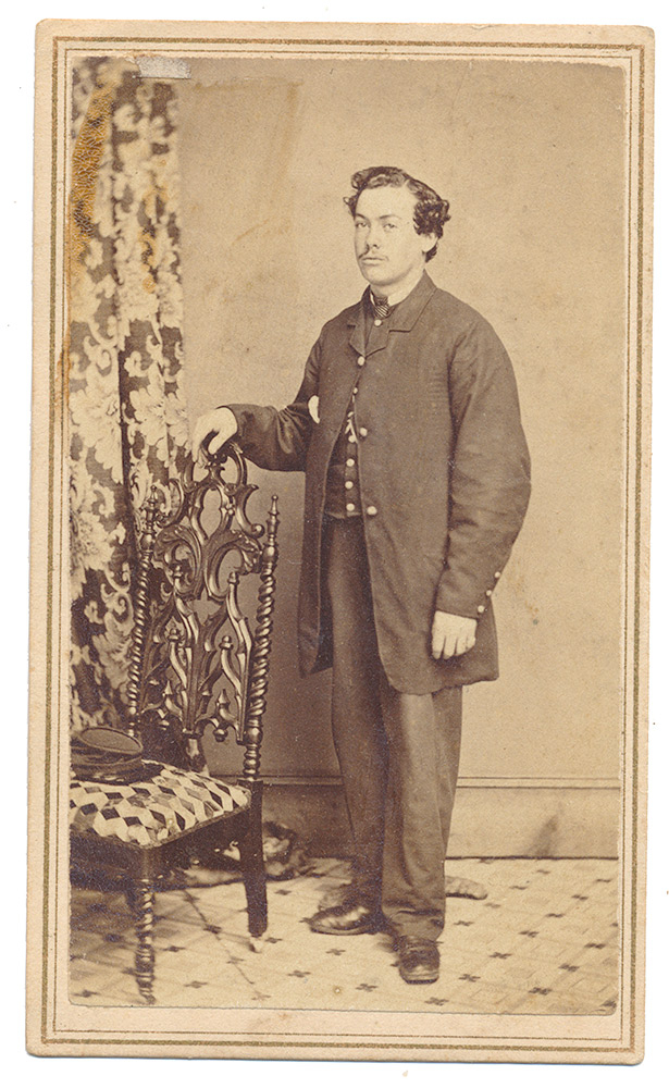 CDV PHOTO OF REUBEN SEARL[E], 37TH MASS. INF.