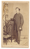 CDV PHOTO OF REUBEN SEARL[E], 37TH MASS. INF.