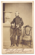 VERY FINE CDV PHOTO OF LT. WILLIAM F. SMITH, 115TH PA. INF.