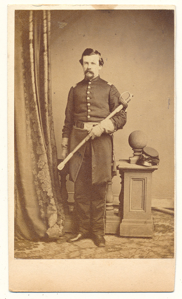 CDV PHOTO OF LT. WILLIAM A. REILLY, 18TH & 115TH PA. INF.