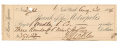 BANK CHECK SIGNED BY MAJ. GEN. DANIEL E. SICKLES — BANK OF THE METROPOLIS, NEW YORK, AUGUST 31, 1886