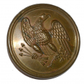 VERY GOOD NON-DUG ROUND EAGLE CARTRIDGE BOX BREAST PLATE