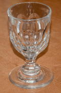 HEAVY CUT GOBLET, C. 1840-1860