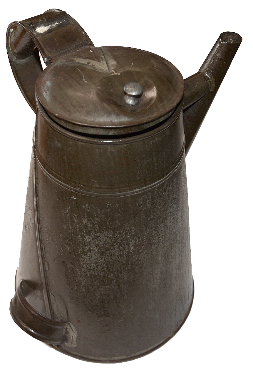 CIVIL WAR ERA TIN COFFEE POT