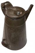 CIVIL WAR ERA TIN COFFEE POT