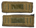 NICE SET OF SCARCE CIVIL WAR GREEN MEDICAL OR SHARPSHOOTER CAPTAIN’S SHOULDER STRAPS