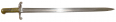 SABER BAYONET FOR THE BRAZILIAN MINIE RIFLE