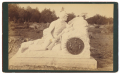 TIPTON CABINET CARD PHOTO – 40th NY “MOZART REGIMENT” MONUMENT IN VALLEY OF DEATH/DEVIL’S DEN