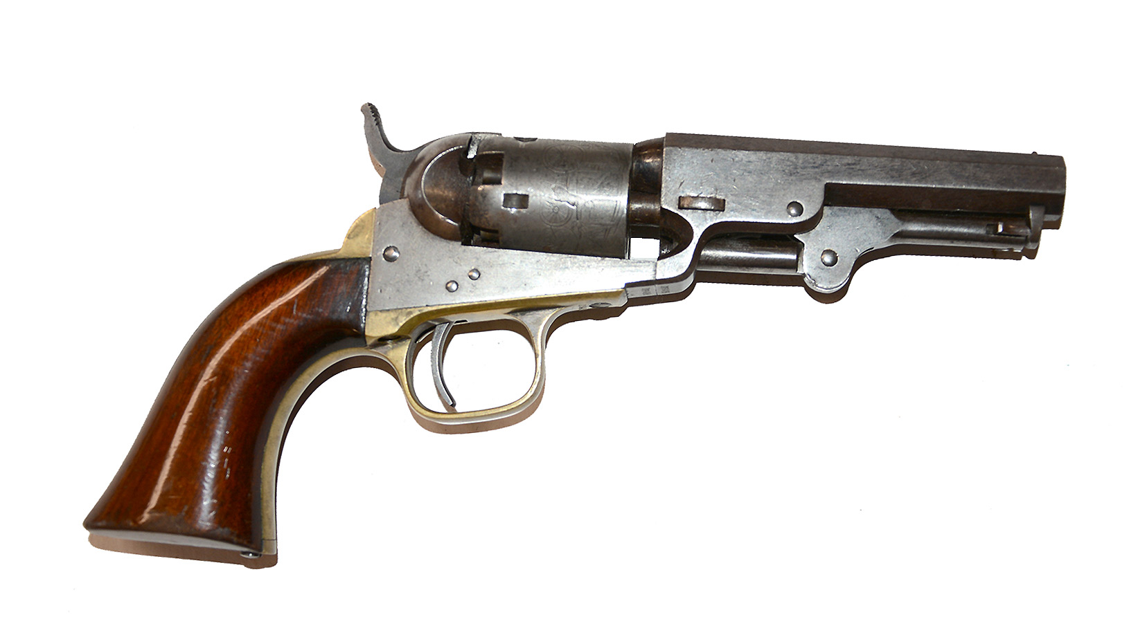 A NICE 1860 MANUFACTURED MODEL 1849 COLT POCKET REVOLVER
