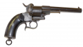 IDENTIFIED UNION CAVALRY ISSUE LEFAUCHEUX PINFIRE REVOLVER