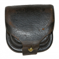 U.S. REGULATION PERCUSSION CAP POUCH MARKED H.G. HAEDRICH, PHILADELPHIA