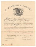 MISSOURI HOME GUARD SOLDIER'S DISCHARGE