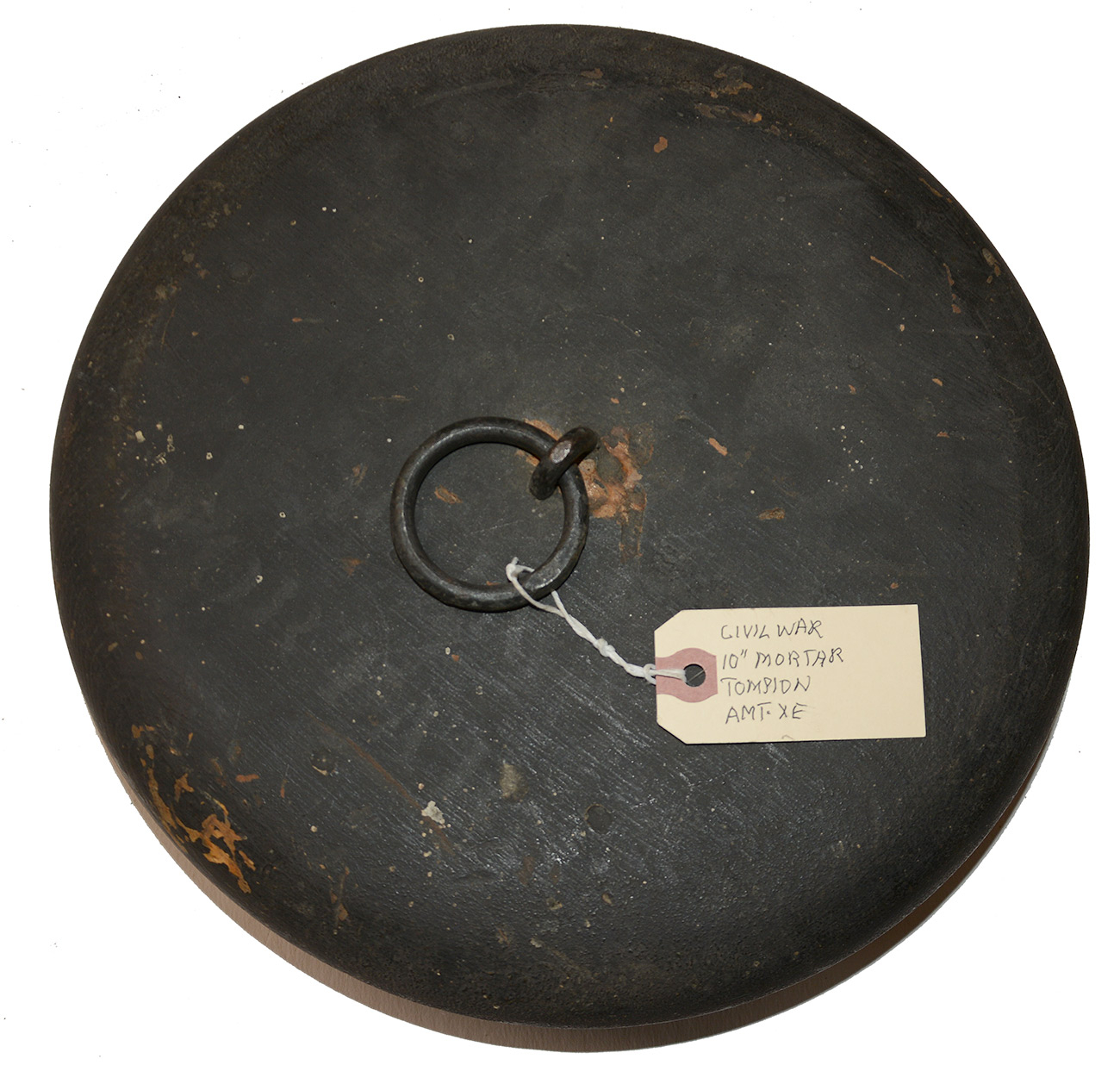 US M-1841 TEN-INCH SIEGE OR SEACOAST MORTAR TOMPION