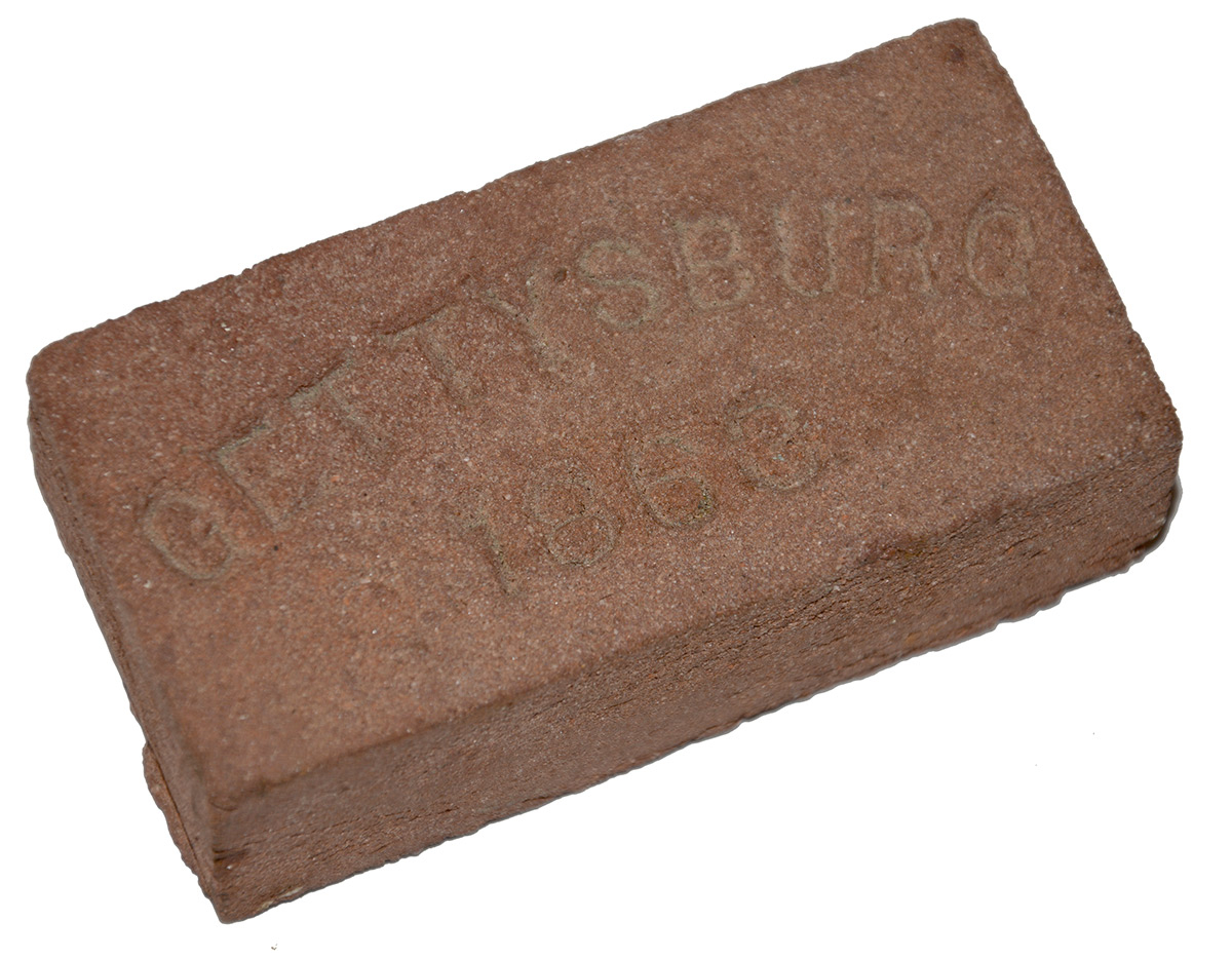 GETTYSBURG CENTENNIAL SOUVENIR BRICK - 1963