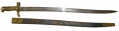 COLT ALTERATION M1841 “MISSISSIPPI” RIFLE SABER BAYONET