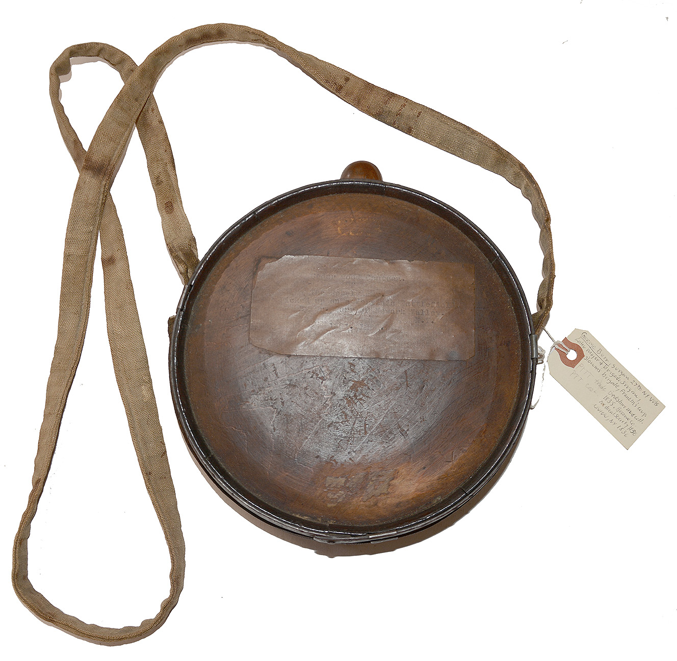 AN FINE CONFEDERATE GARDNER CANTEEN COLLECTED ON A VIRGINIA BATTLEFIELD