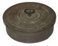 TINNED IRON MUZZLE TOMPION FOR A 10-INCH MORTAR