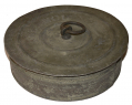 TINNED IRON MUZZLE TOMPION FOR A 10-INCH MORTAR